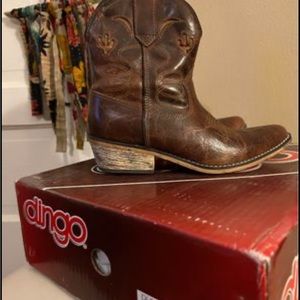 Cowgirl boots worn once for a wedding